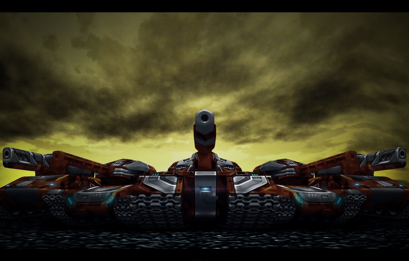 Photo Wallpaper The Sky, Tanks, Tanki Online, Tanki - Tanki Online Wallpaper Tanks - HD Wallpaper 