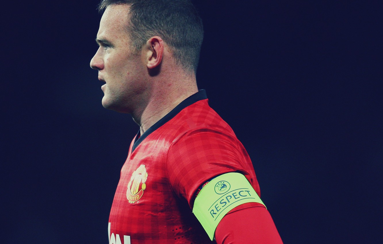 Photo Wallpaper Manchester United, Wayne Rooney, Wazza - Rooney Captain - HD Wallpaper 