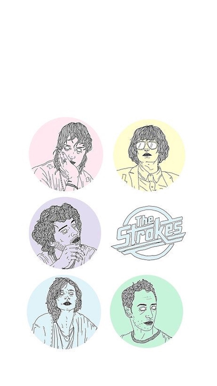 The Strokes, Wallpaper, And Lockscreen Image - Lockscreen The Strokes - HD Wallpaper 