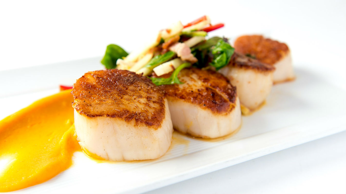 Spa Featture - Scallops Recipe Fine Dining - HD Wallpaper 