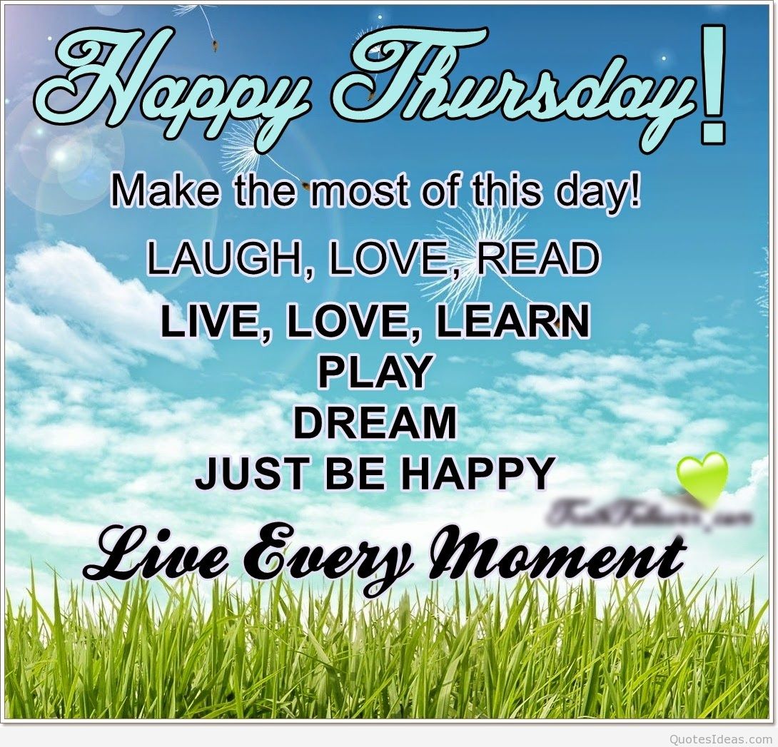 Happy Thursday Hd Wallpaper With Quote - Happy Thursday Images Hd - HD Wallpaper 