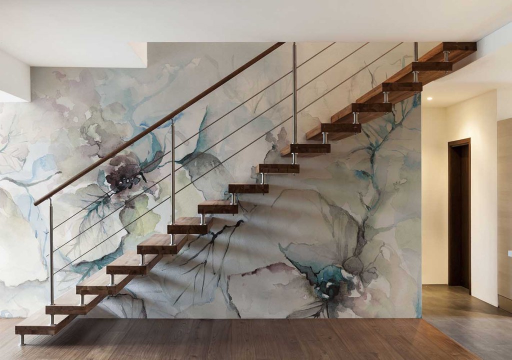 Railing Design For Inside Stairs - HD Wallpaper 