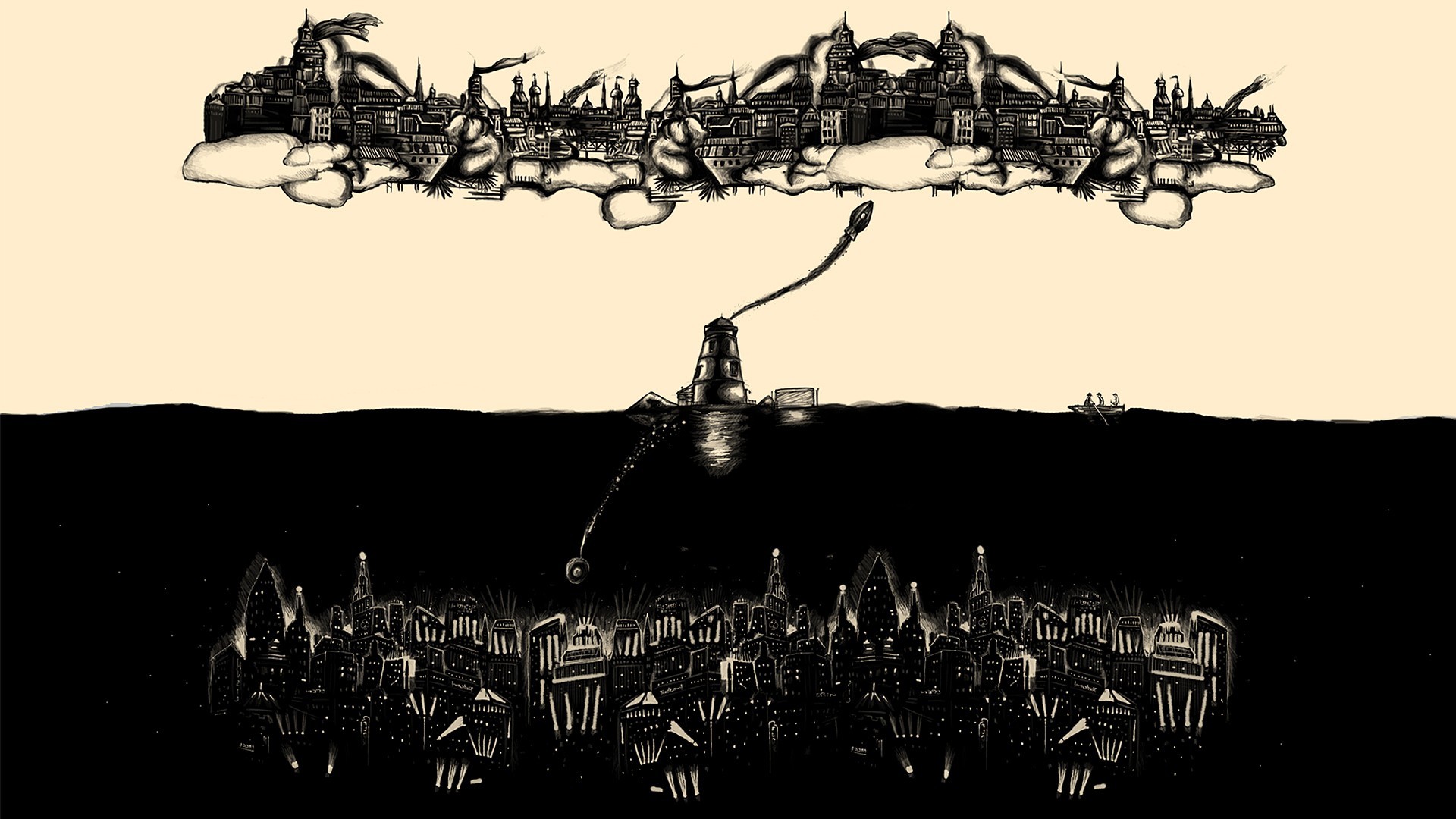 Wallpaper - Minimalist Bioshock Wallpaper Hd - HD Wallpaper 