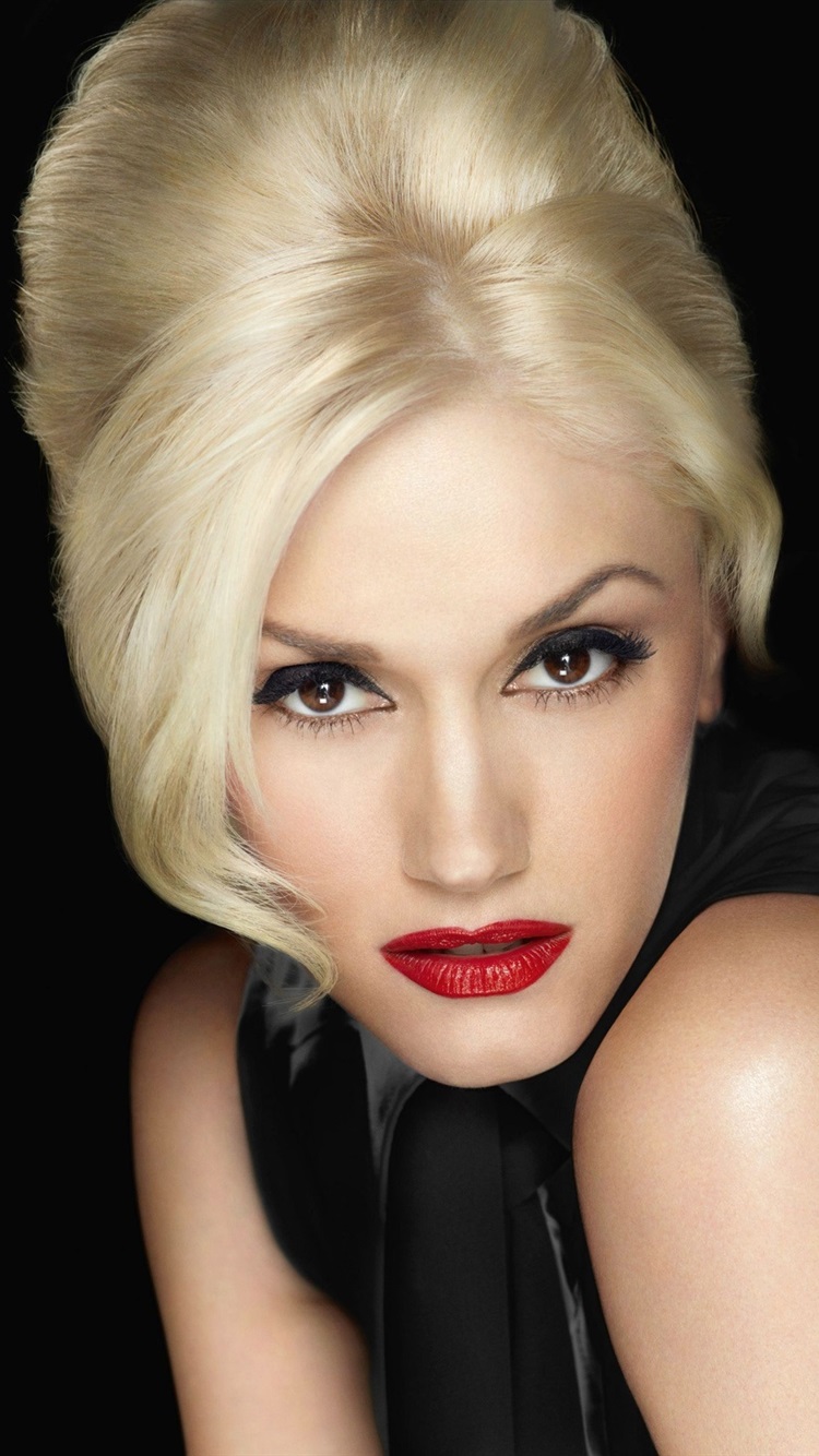Iphone Wallpaper Gwen Stefani - Red Lipstick Gwen Stefani - HD Wallpaper 