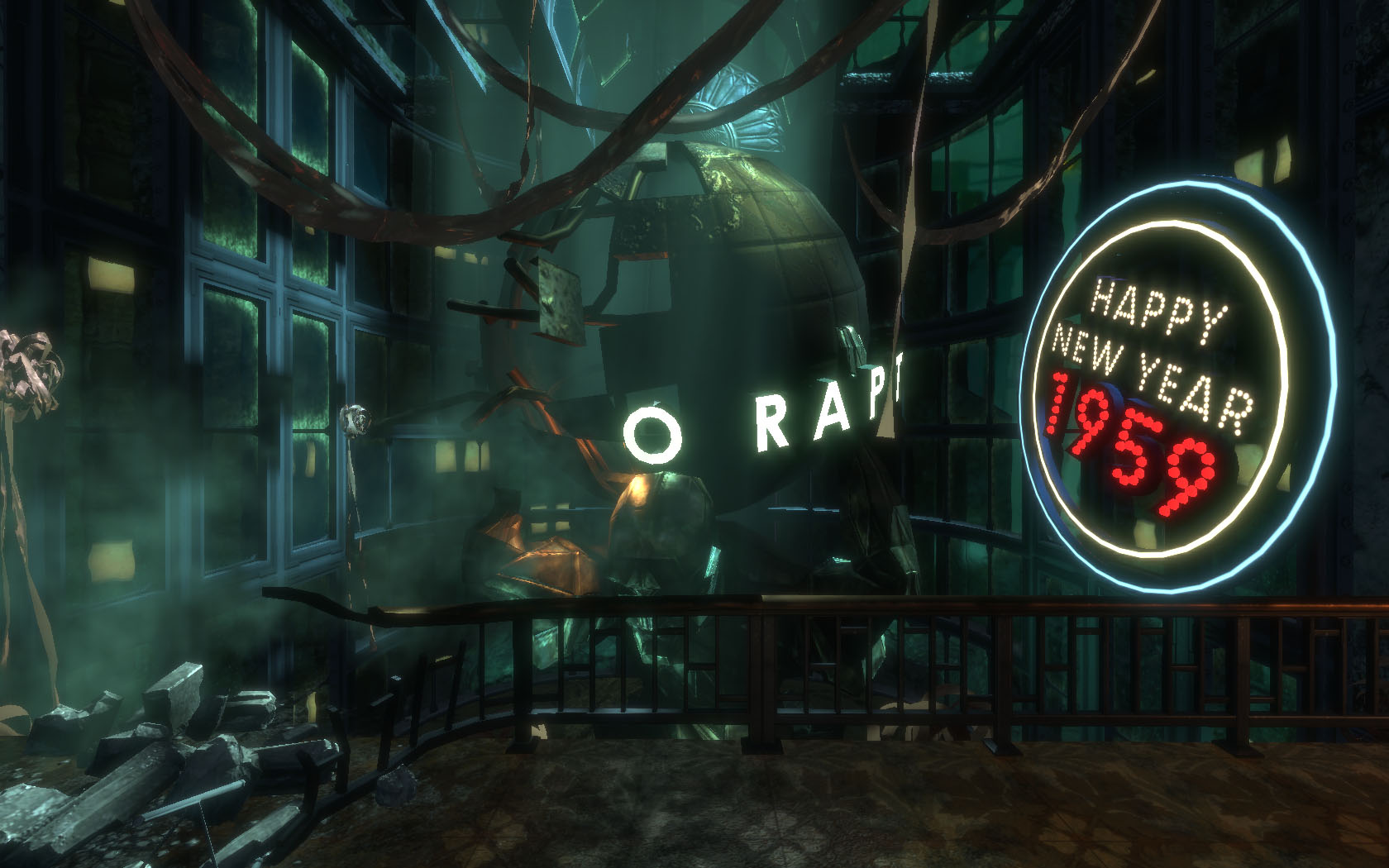 Happy New Year Bioshock - 1680x1050 Wallpaper Happy New Year Bioshock - 1680x1050 Wallpaper