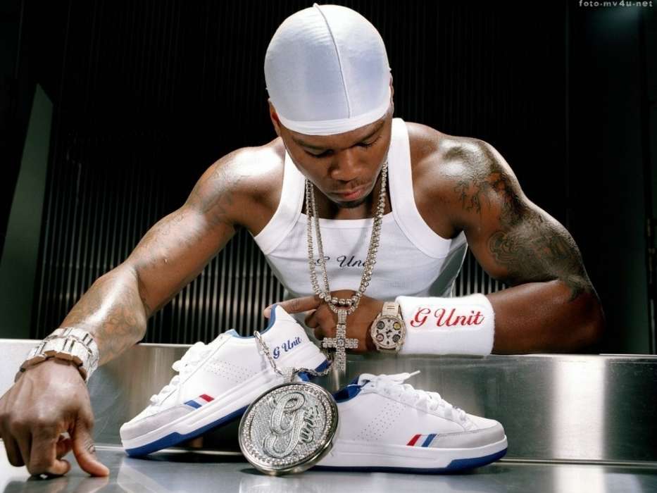 Download Mobile Wallpaper Music, People, Artists, Men, - 50 Cent G Unit Shoes - HD Wallpaper 