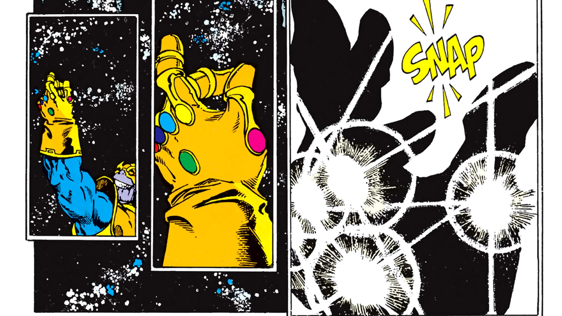 Infinity Gauntlet Snap Comic - HD Wallpaper 