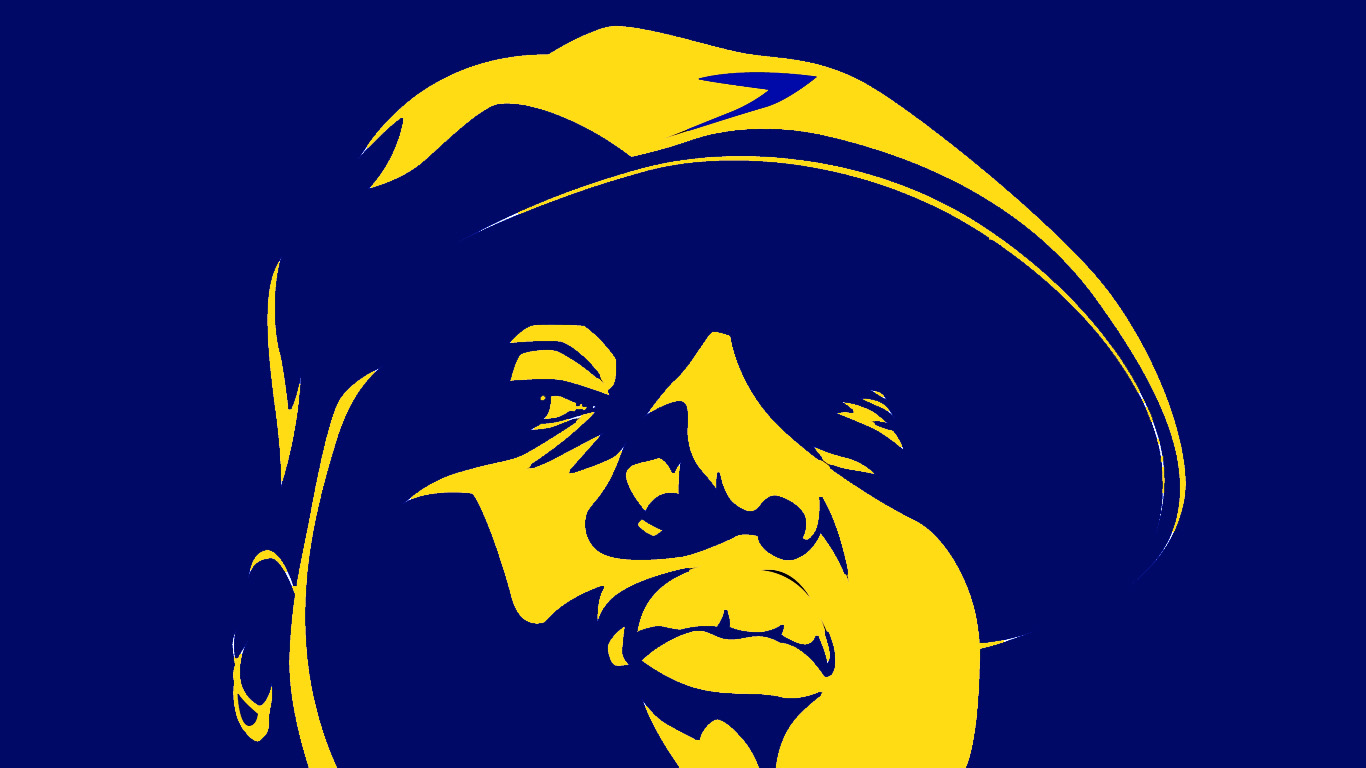 Vectors1 - Com - Stencil Notorious Big - HD Wallpaper 