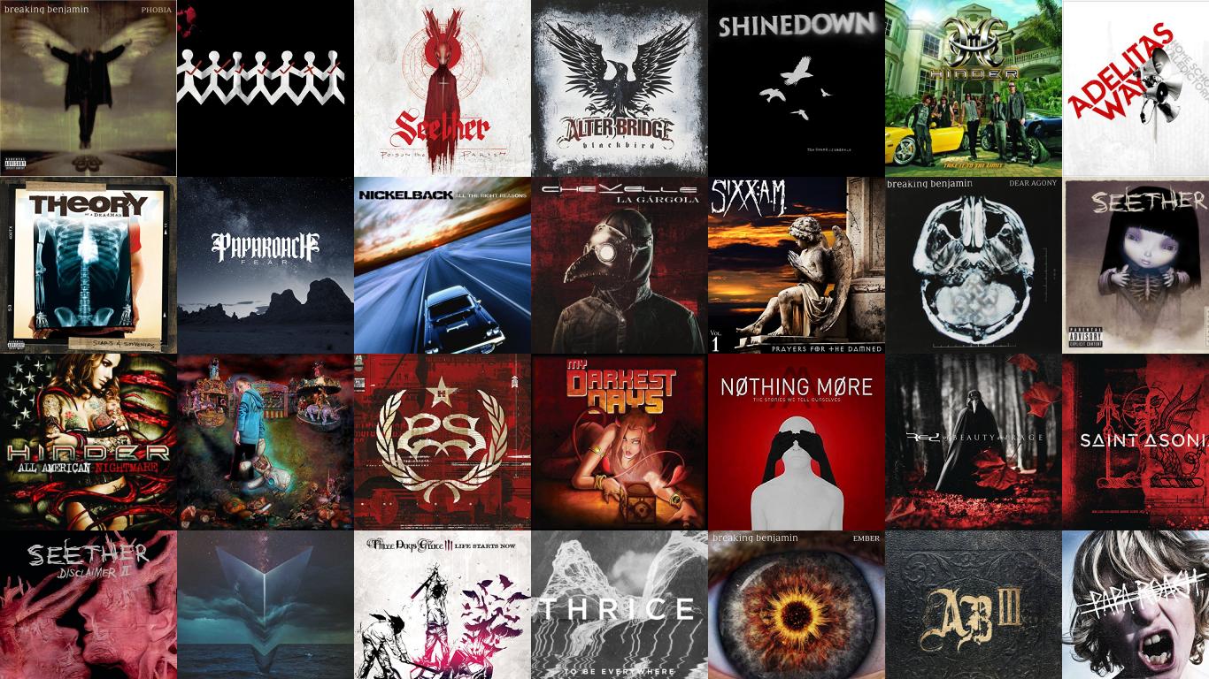 Three Days Grace Breaking Benjamin Seether - HD Wallpaper 