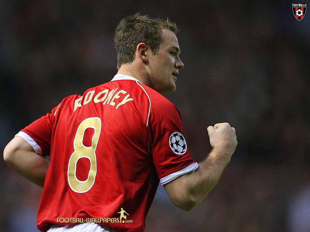 Wayne Rooney Wallpaper - Wayne Rooney Number 8 - HD Wallpaper 