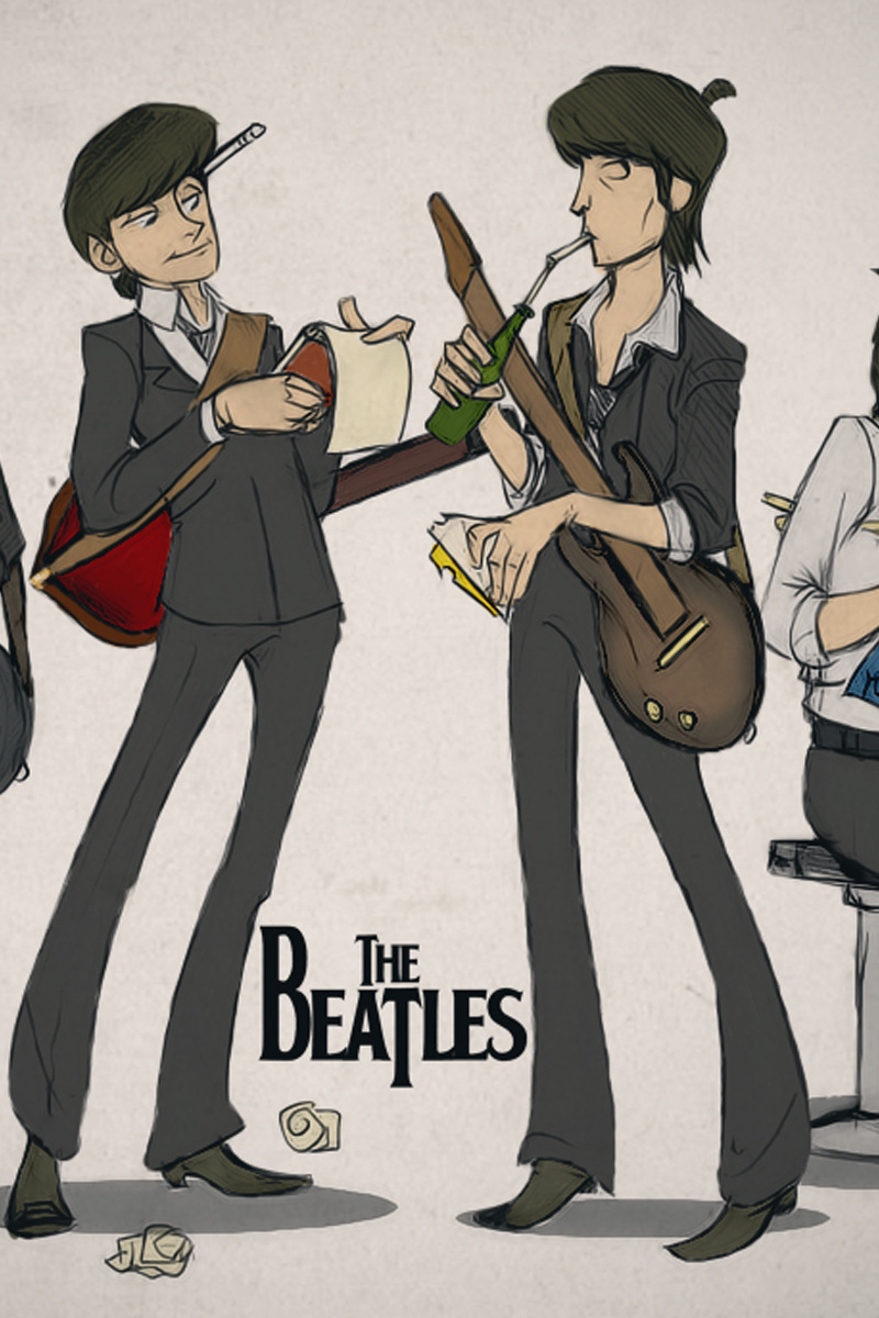 Wallpaper The Beatles, John Lennon, Paul Mccartney, - HD Wallpaper 