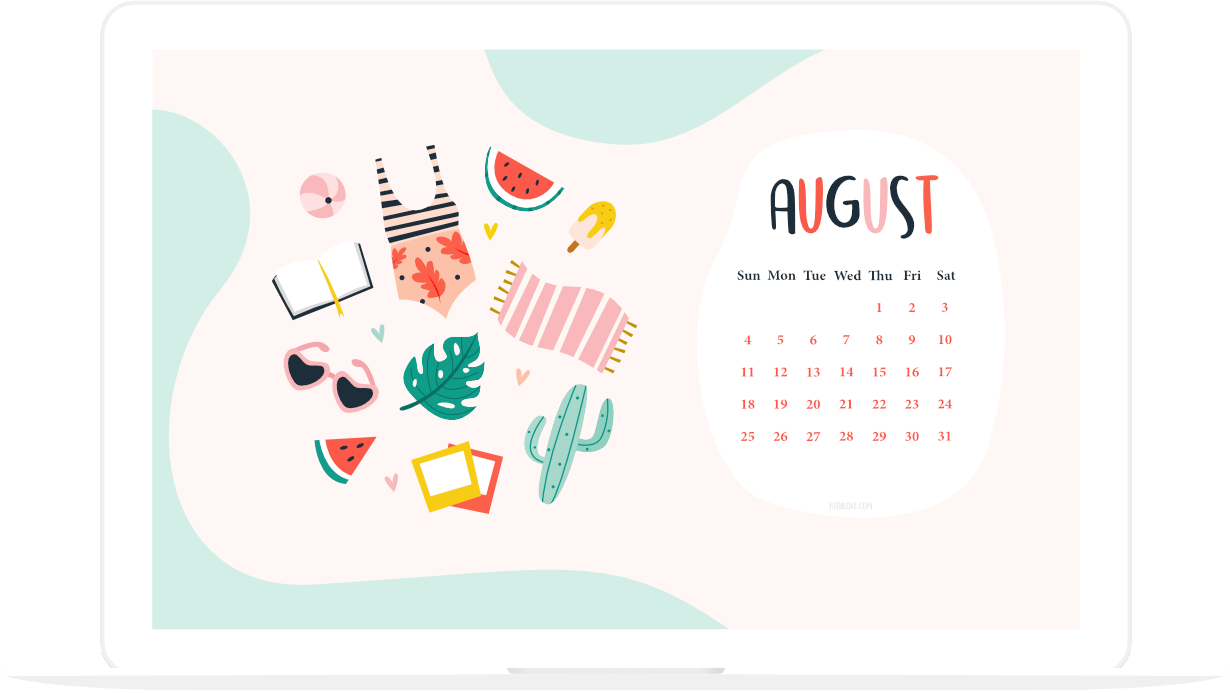 August Calendar Wallpaper 2019 - HD Wallpaper 