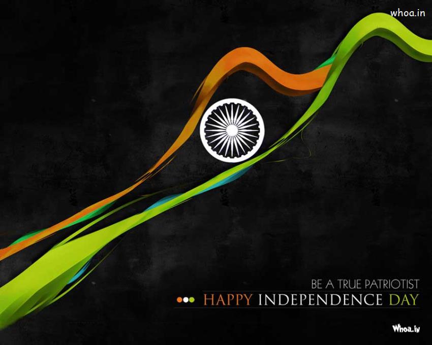 15 August Independence Day With Dark Background Hd - Indian Flag With Rakhi - HD Wallpaper 