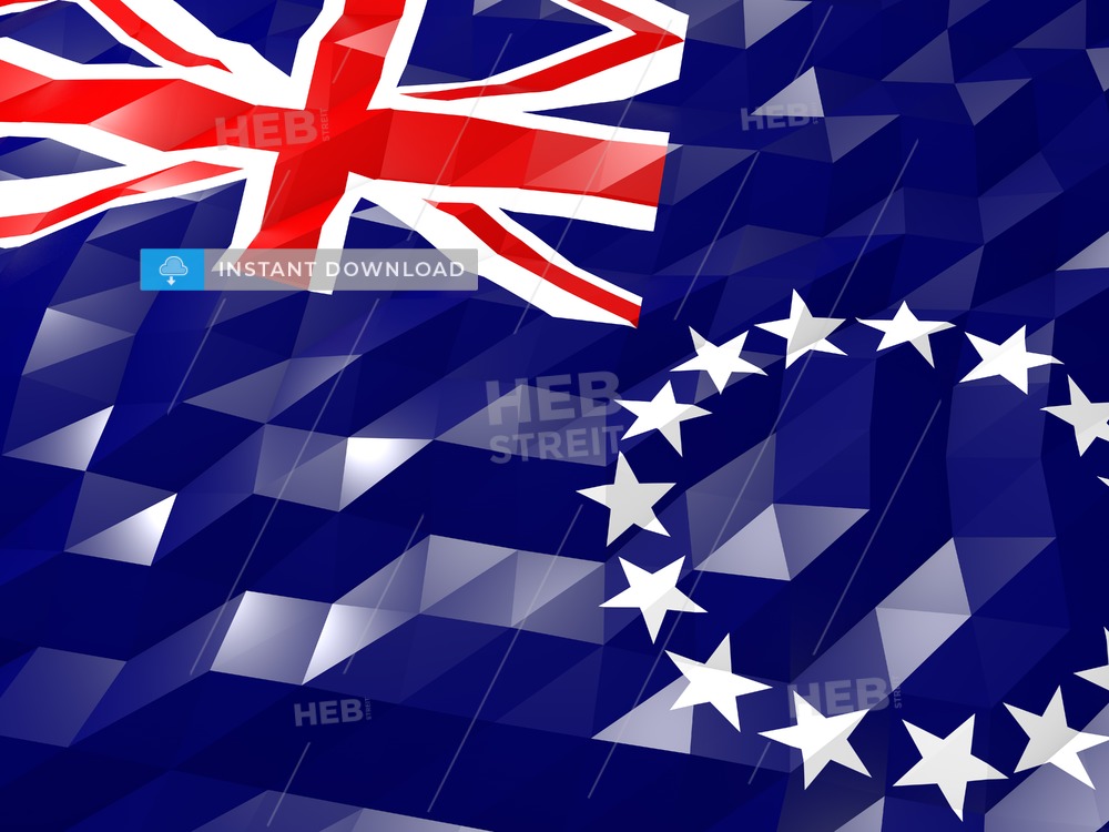 Flag Of Cook Islands 3d Wallpaper Illustration - Cook Island - HD Wallpaper 