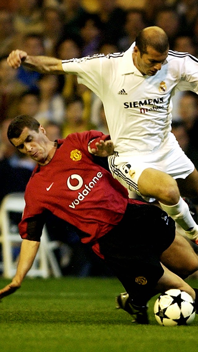 Zinedine Zidane Roy Keane - HD Wallpaper 