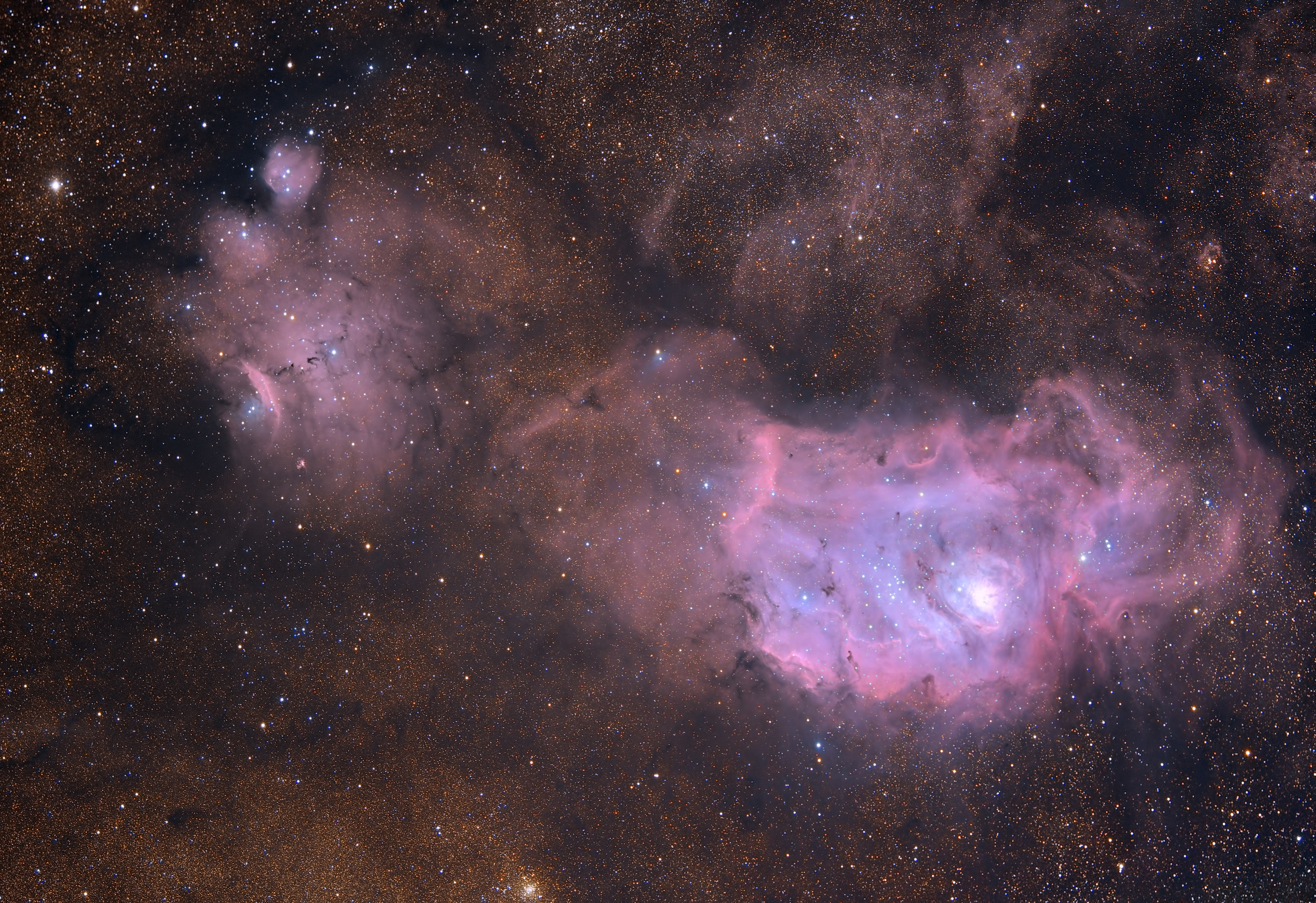 Lagoon Nebula - HD Wallpaper 