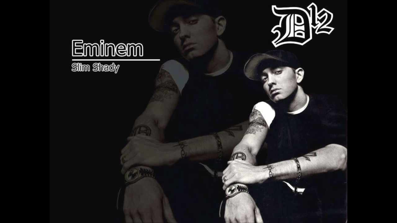 Eminem In Black Shirt - HD Wallpaper 