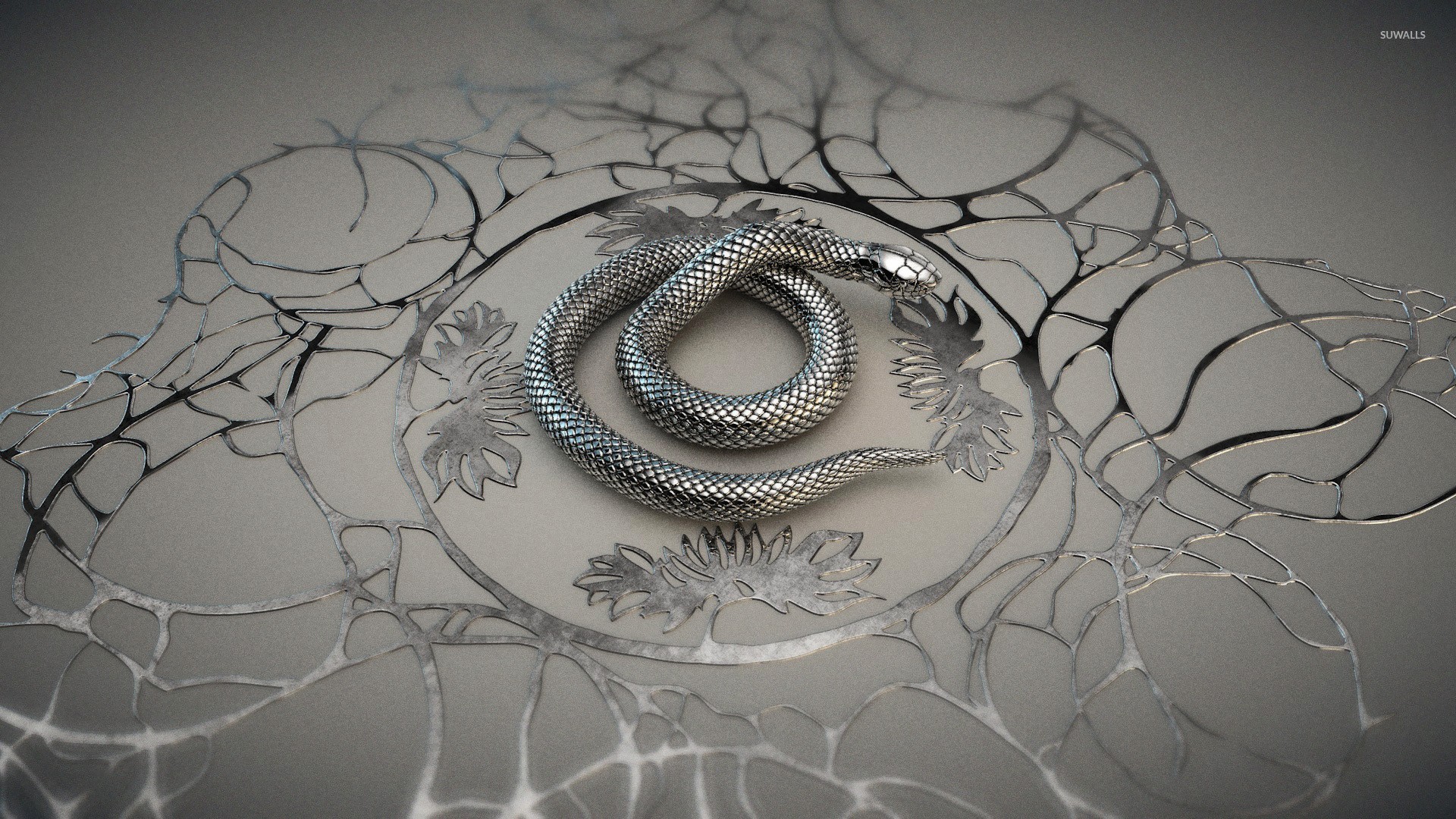 White Snake Wallpaper Art - 1920x1080 Wallpaper White Snake Wallpaper Art - 1920x1080 Wallpaper