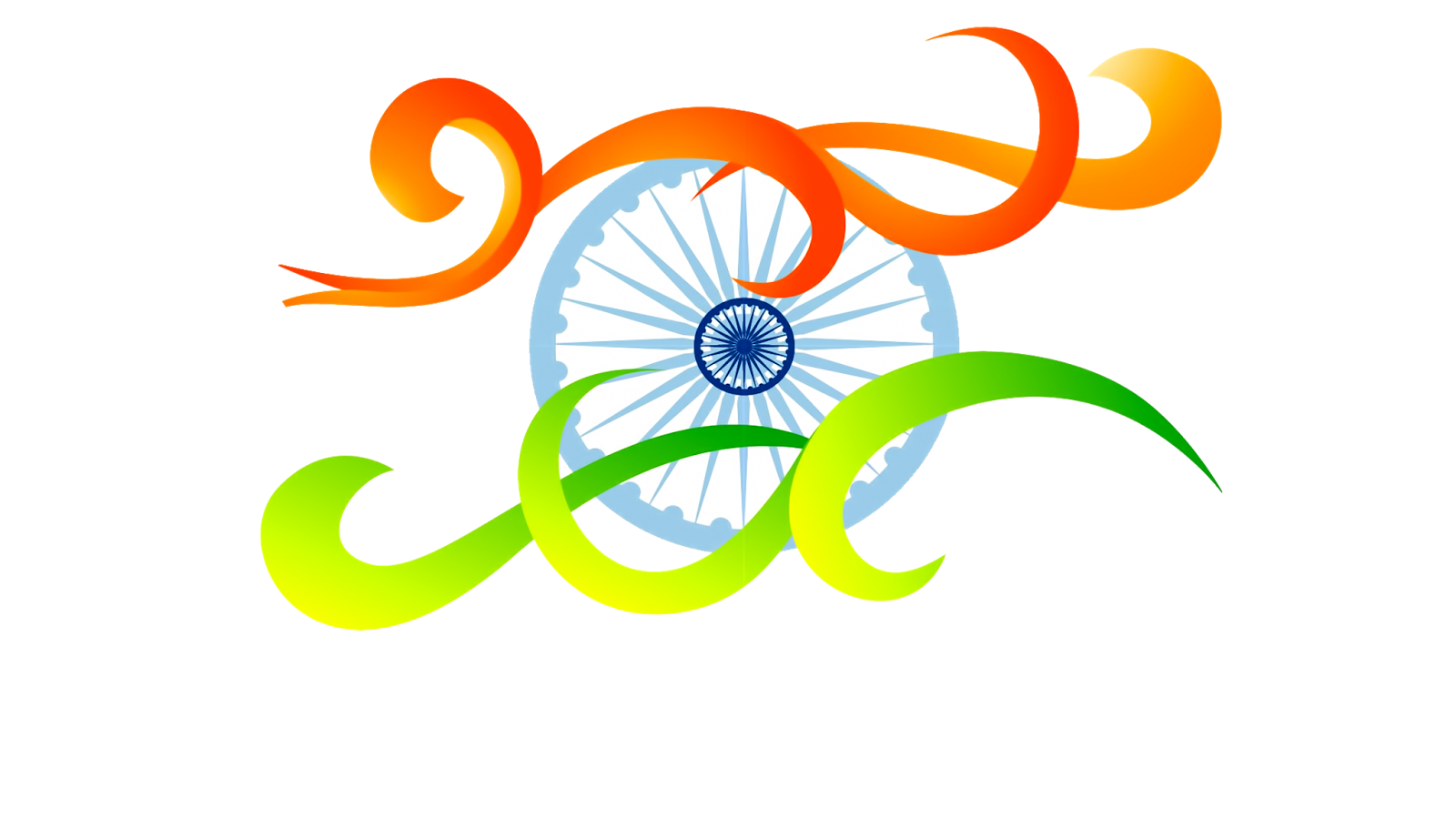 Color Stylish Indian Flag - 1600x900 Wallpaper 