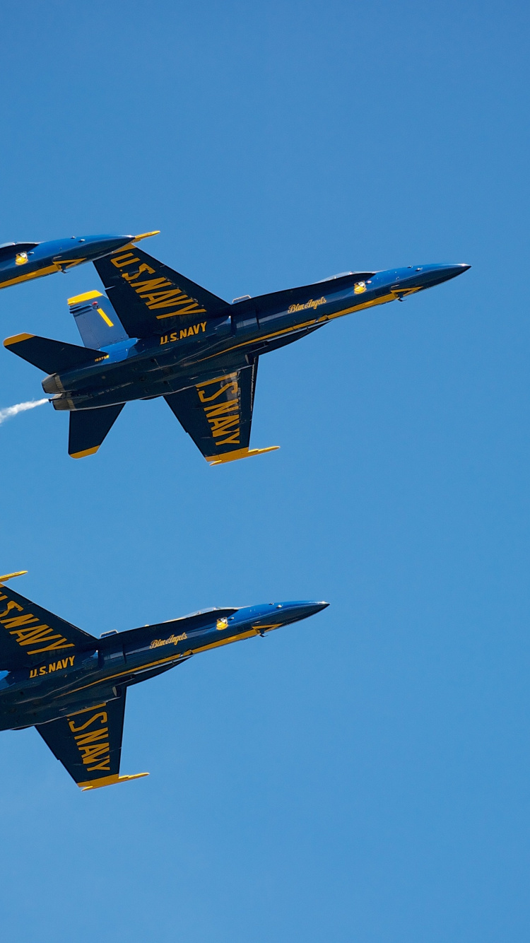 Blue Angels, Us Navy, Blue Sky, Aircrafts, Wallpaper - Blue Angels - HD Wallpaper 