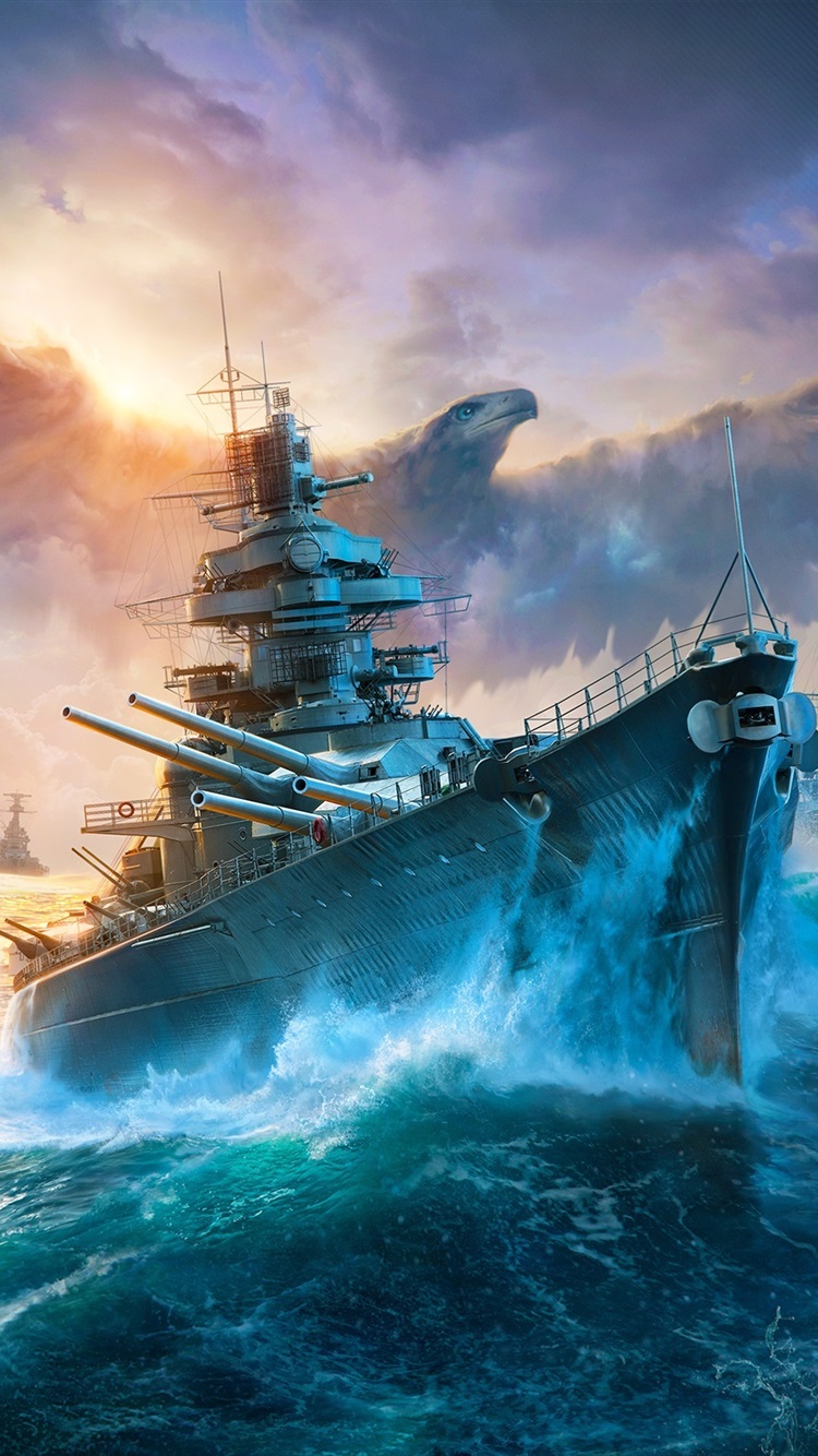 World Of Warships Wallpaper Iphone - HD Wallpaper 