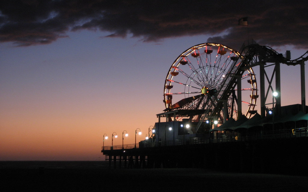 Santa Monica Pier - HD Wallpaper 