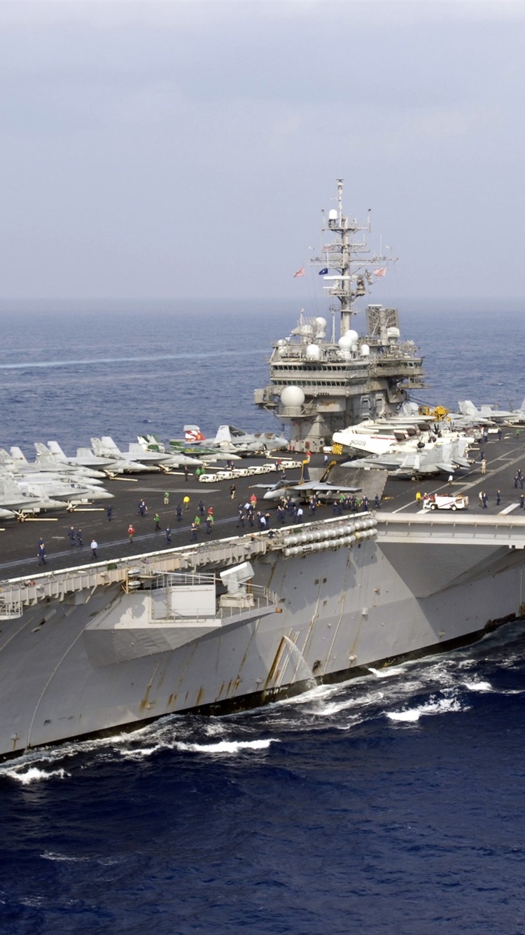 Iphone Wallpaper Us Navy, American Aircraft Carrier, - Uss Kitty Hawk And Taiwan - HD Wallpaper 