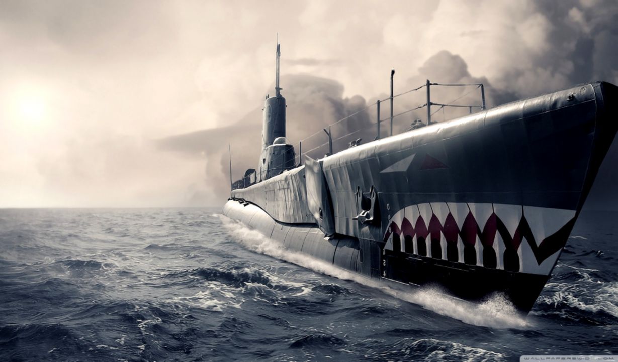 Submarine Art ❤ 4k Hd Desktop Wallpaper For 4k Ultra - Submarine Wallpaper Hd - HD Wallpaper 