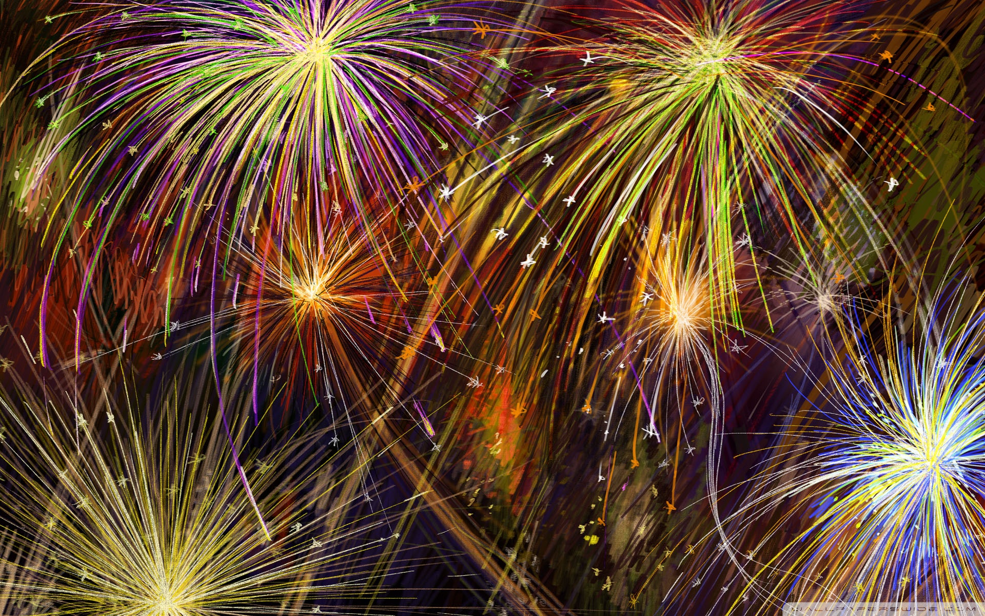 Abstract Art For 4th Of July - HD Wallpaper 