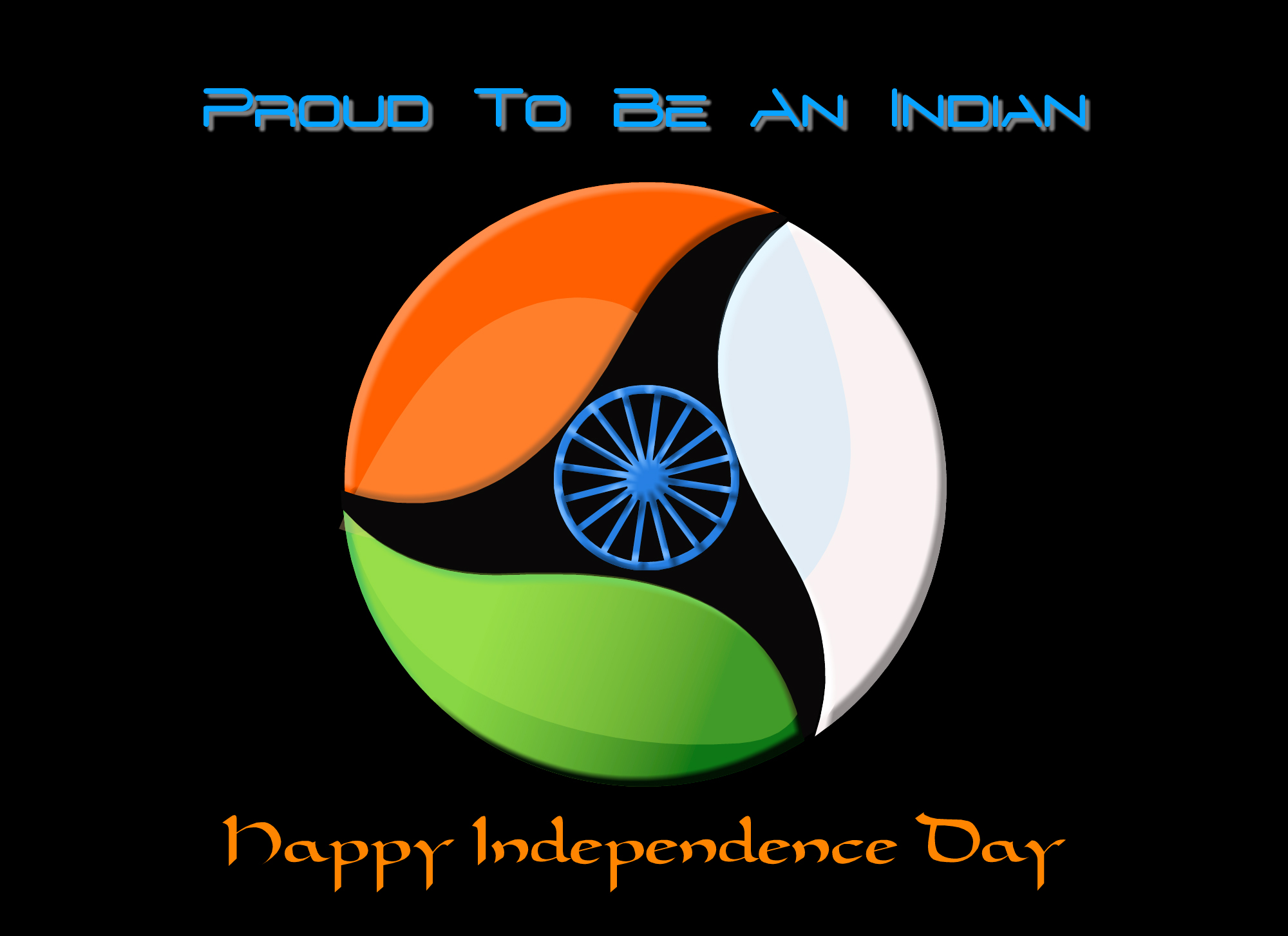 Proud To Be An Indian Happy Independence Day Ashok - Happy Independence Day 2017 India - HD Wallpaper 
