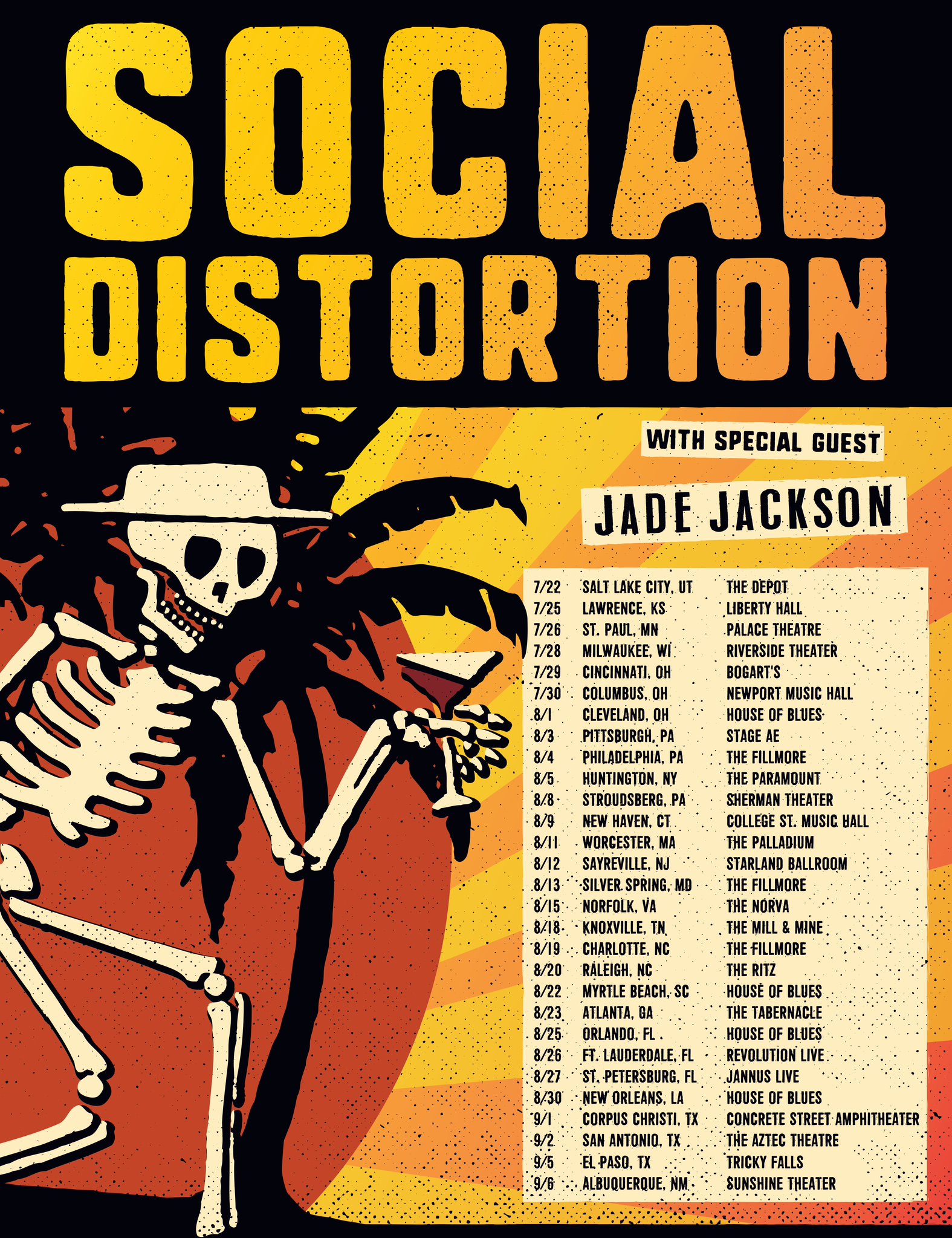 Social Distortion Tour Dates 2017 - HD Wallpaper 