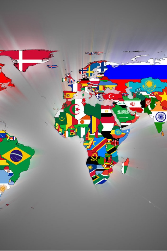 World Map Wallpaper Iphone - 640x960 Wallpaper 