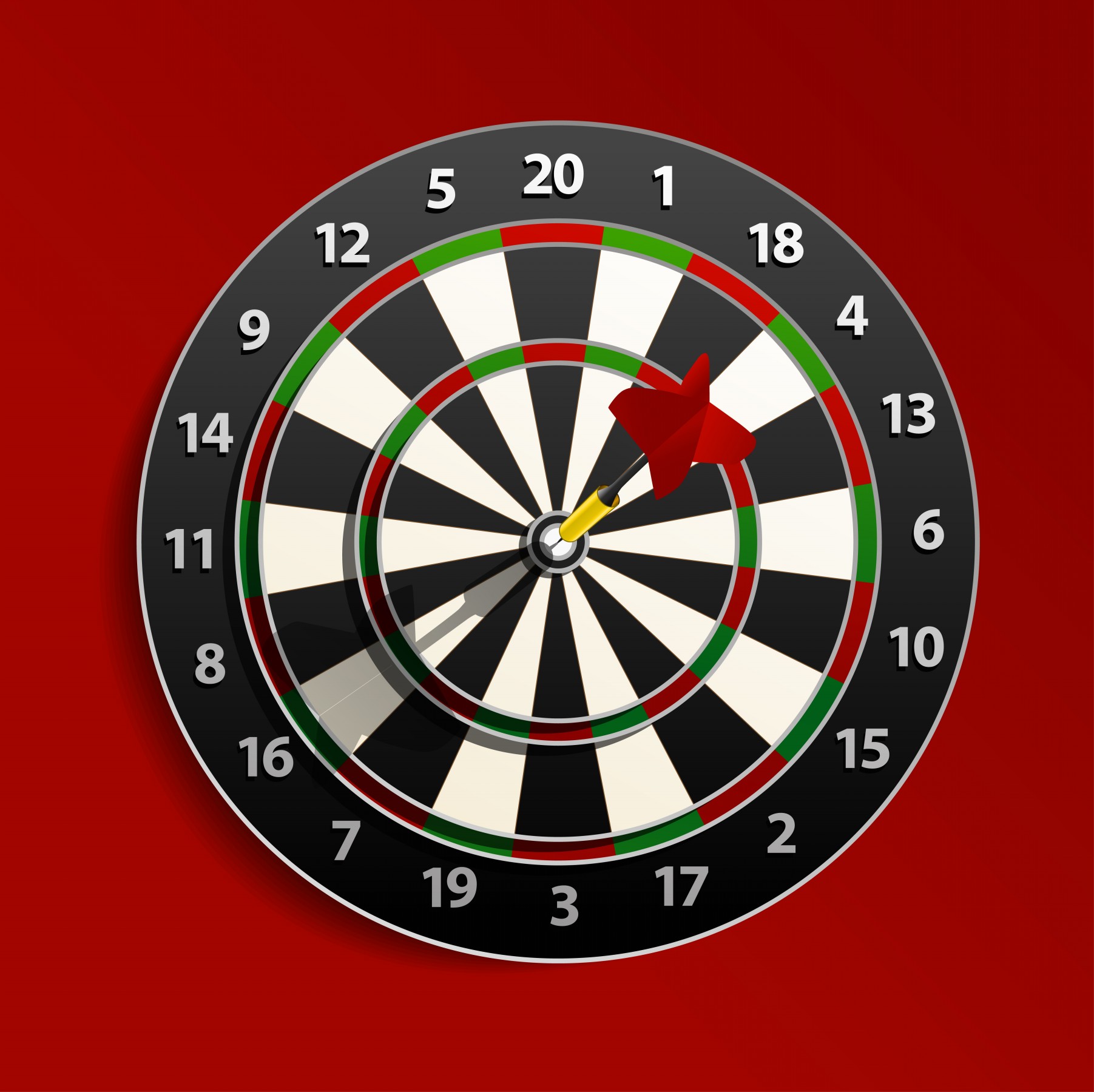 Dart Board - 1803x1800 Wallpaper - teahub.io
