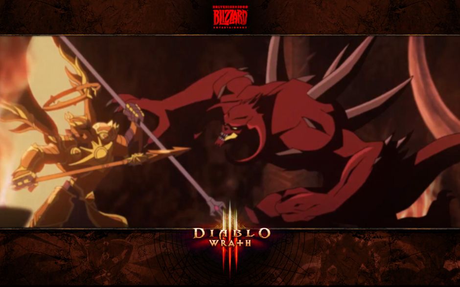 Diablo 3 Diablo Vs Imperius - HD Wallpaper 