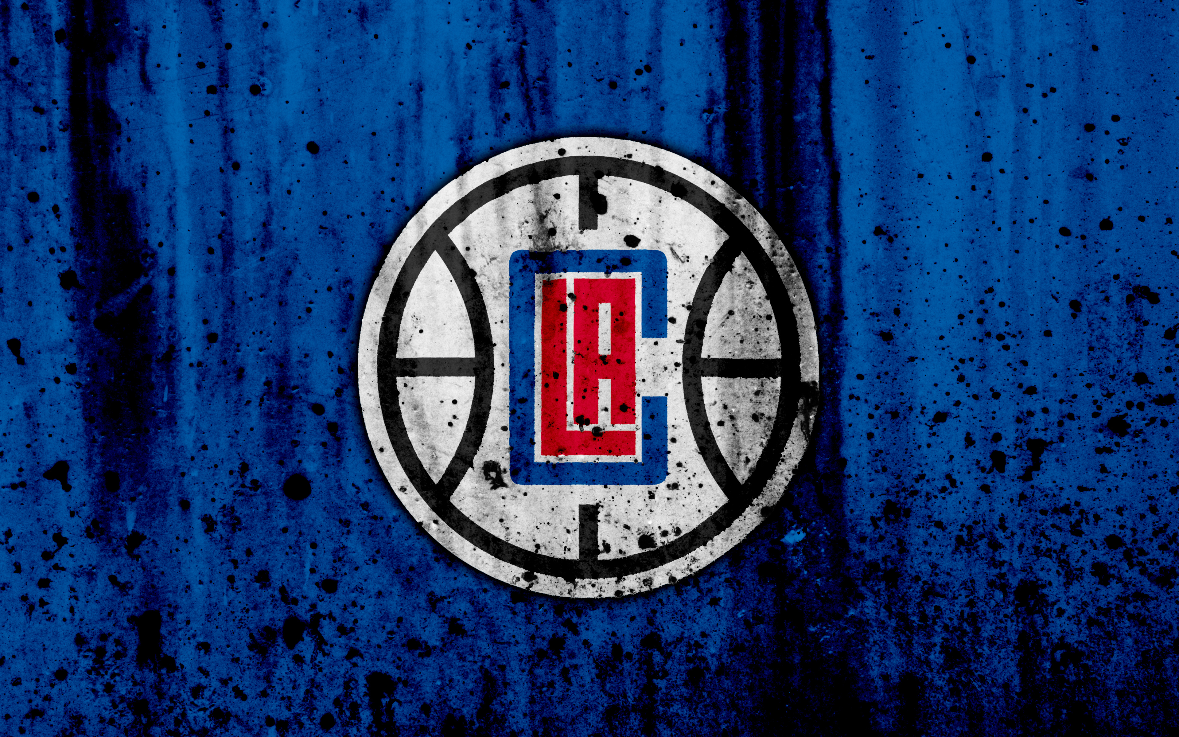 La Clippers Logo Blue - HD Wallpaper 