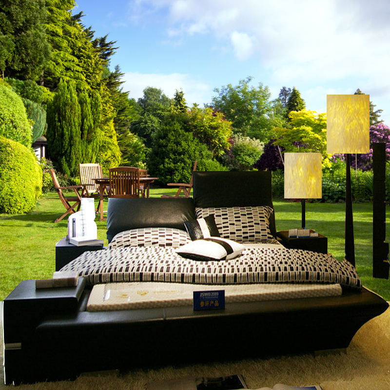 Zhen Heart Home Wallpaper Stereoscopic 3d Landscape - Carta Da Parati Paesaggio 3d - HD Wallpaper 