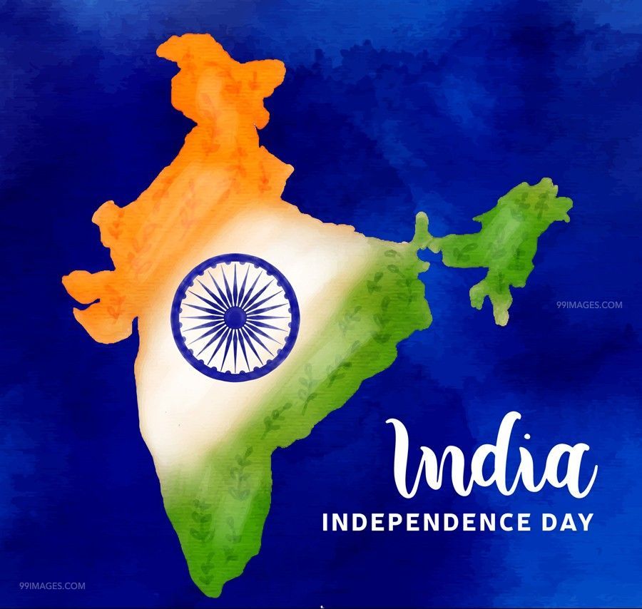 *best* Happy Independence Day [15 August 2019] - New India Map With Cities - HD Wallpaper 