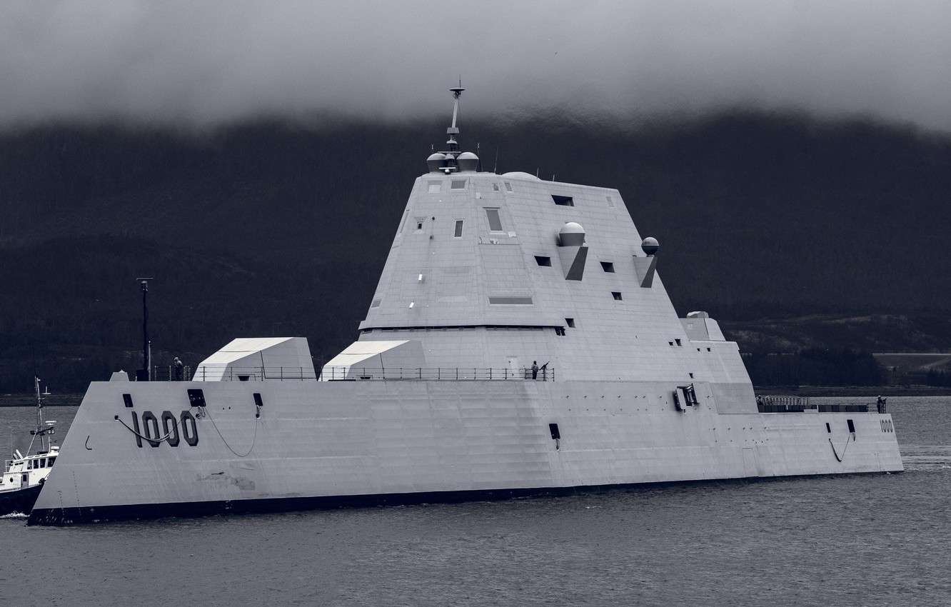 Photo Wallpaper Ddg-1000, Us Navy, Destroyer, Uss Zumwalt, - Ddg 1000 Interior Uss Zumwalt - HD Wallpaper 