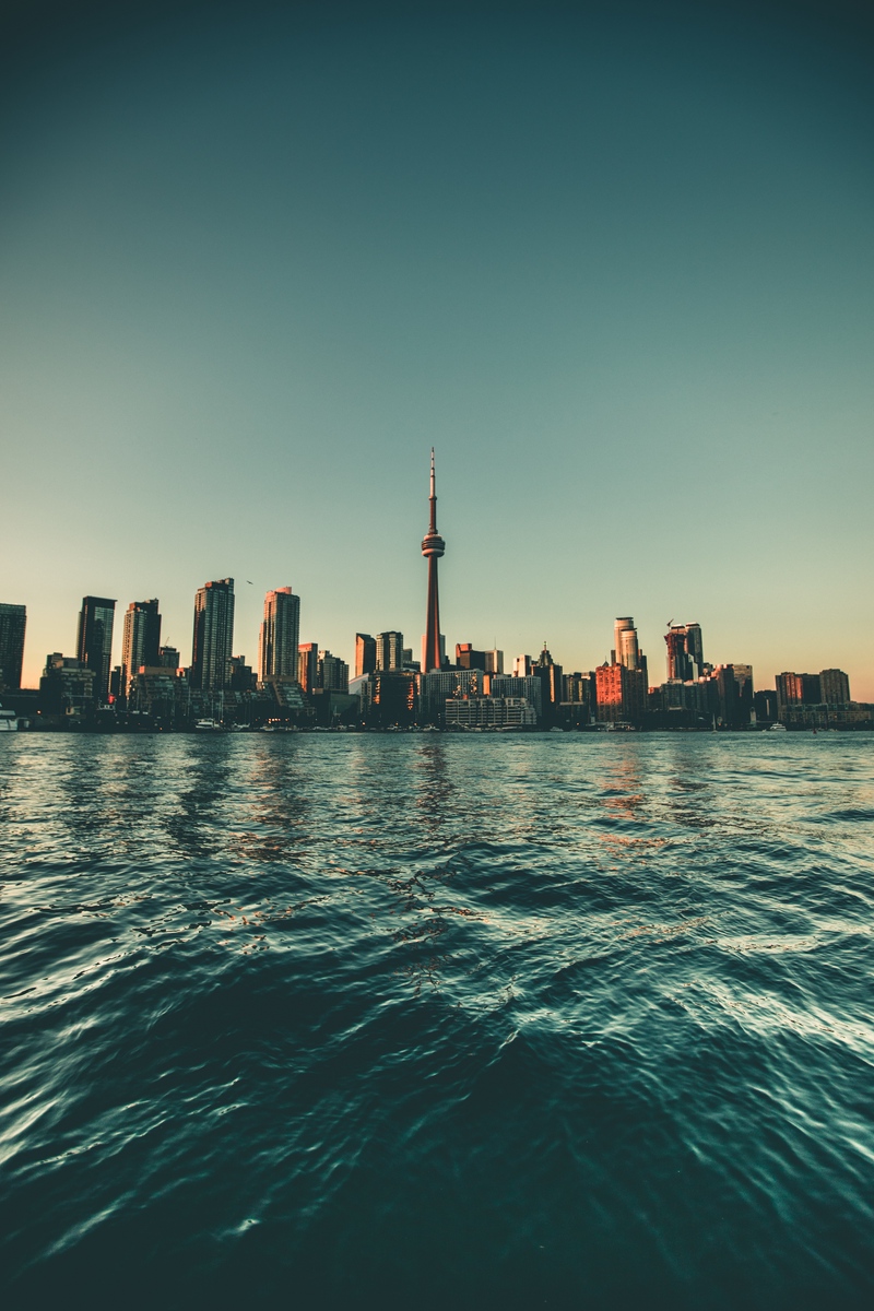 Wallpaper City, Skyscrapers, Coast, Toronto - Toronto Skyline Wallpaper Iphone - HD Wallpaper 