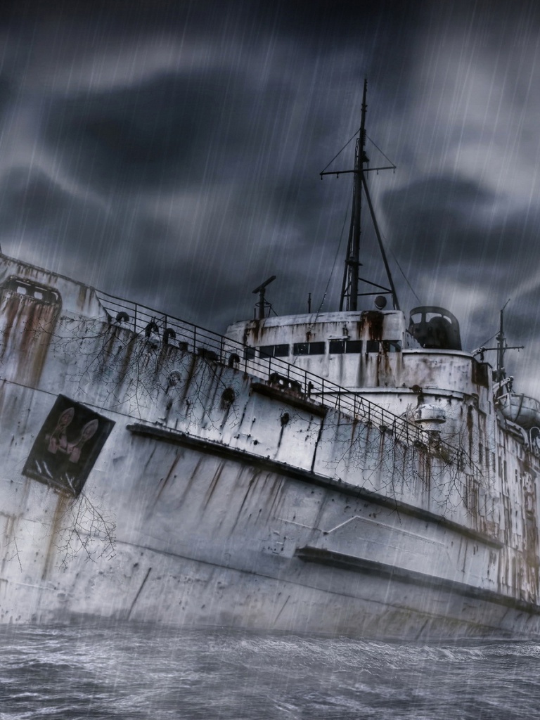 Обои На Рабочий Стол Корабль Призрак - HD Wallpaper 