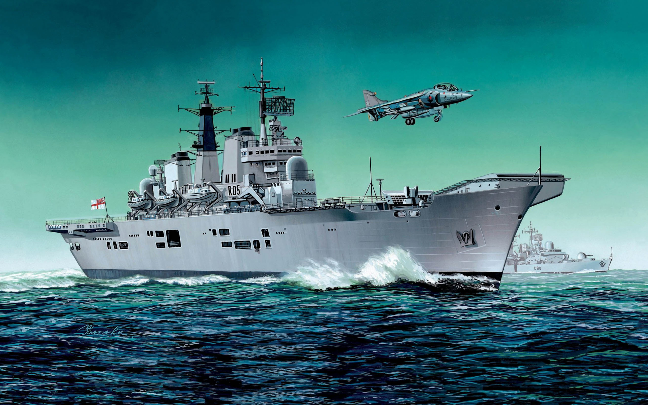 High Resolution Royal Navy Hd Background Id - Hms Invincible R05 1 700 - HD Wallpaper 