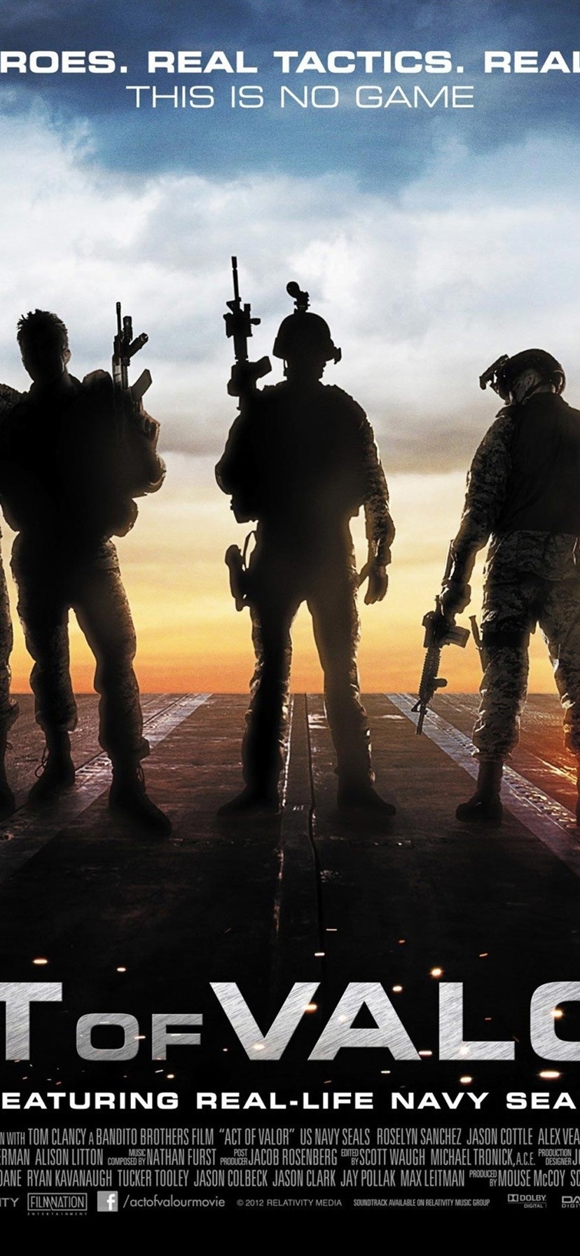 Act Of Valor Movie Poster - HD Wallpaper 