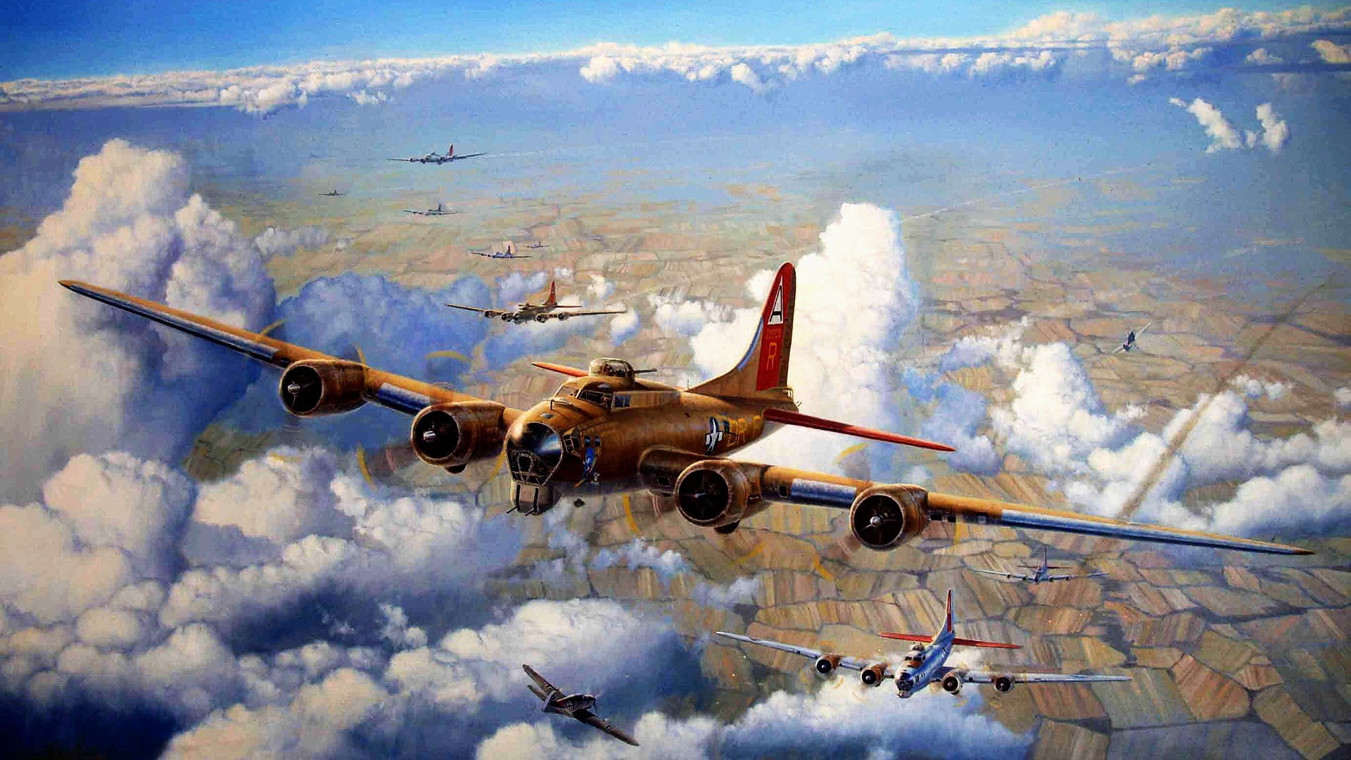 B 17 Flying Fortress - HD Wallpaper 