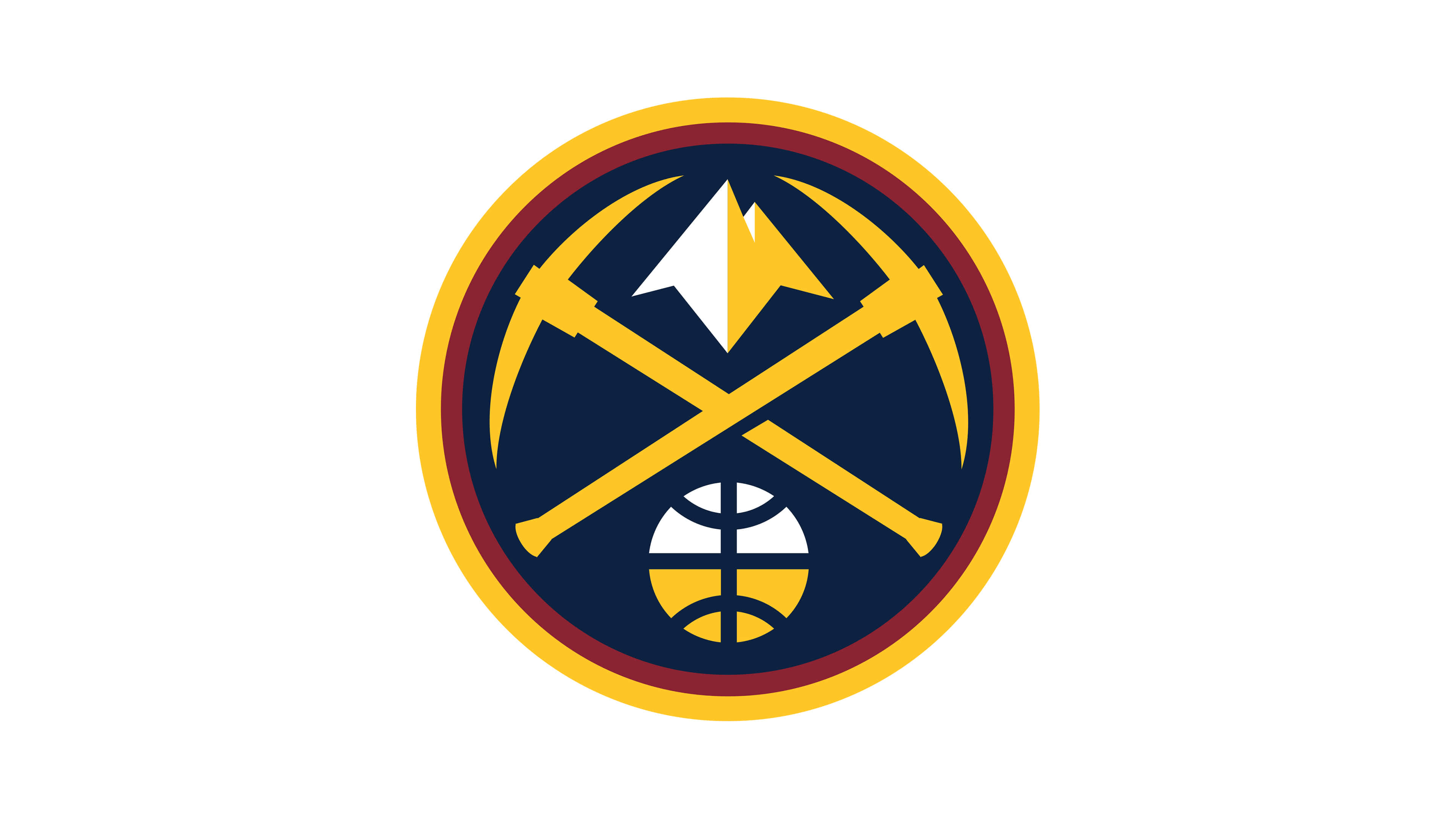 Denver Nuggets Nba Logo Uhd 4k Wallpaper - Denver Nuggets Logo Vector - HD Wallpaper 