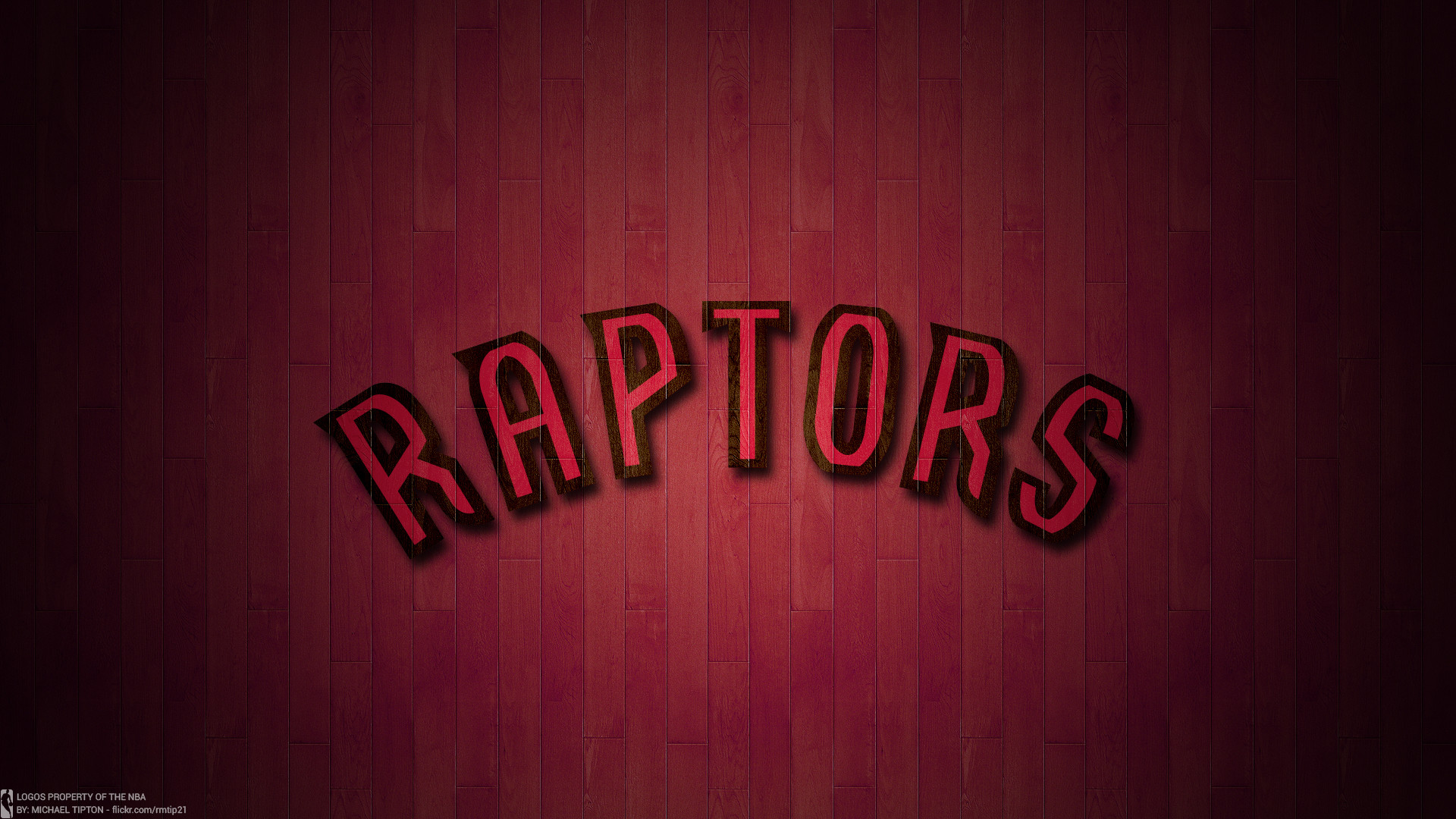 Nba 2017 Toronto Raptors Hardwood Logo Desktop Wallpaper - Logo Cool Wallpaper Toronto Raptors - HD Wallpaper 