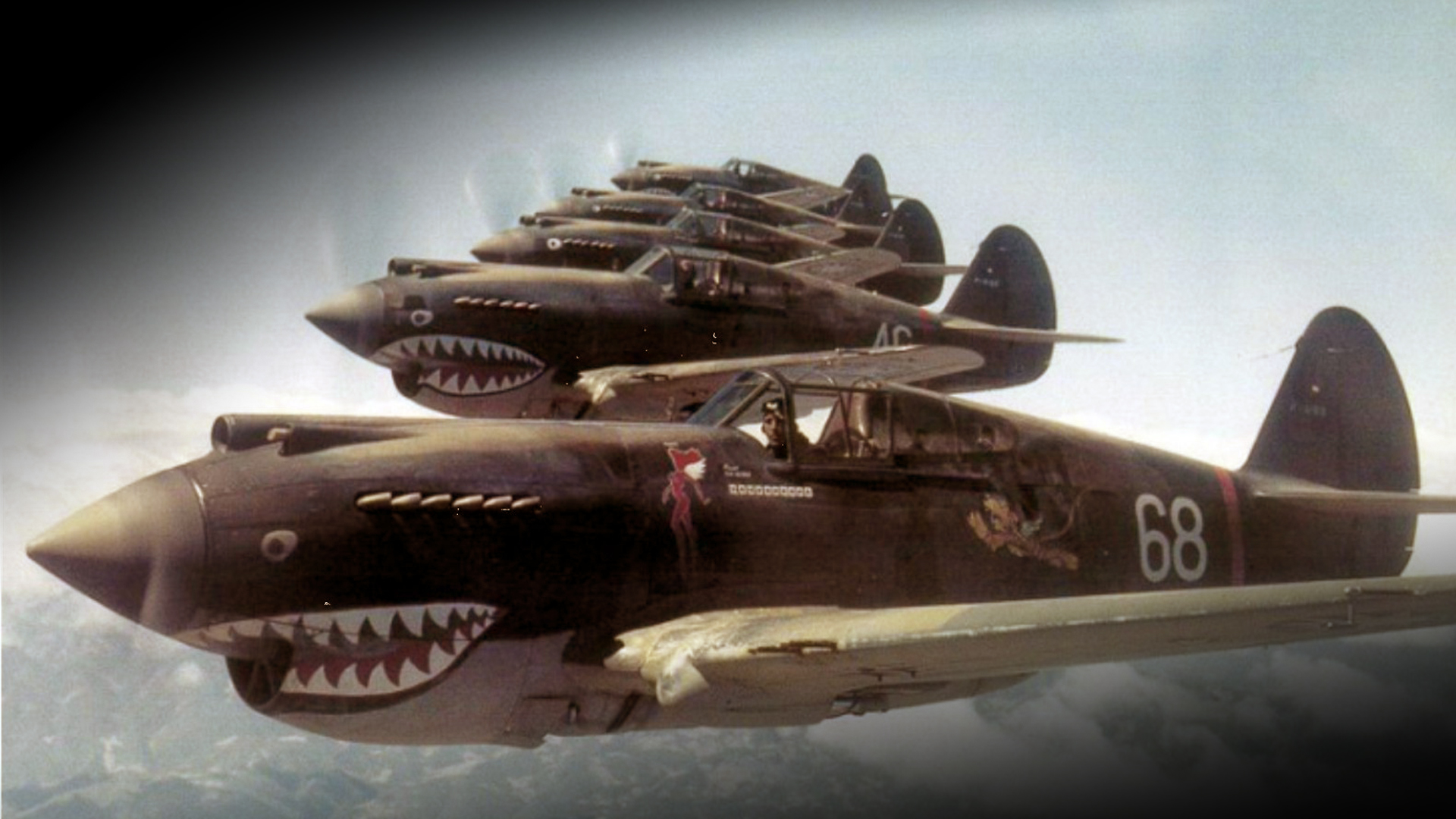 P 40 Warhawk Gif - HD Wallpaper 