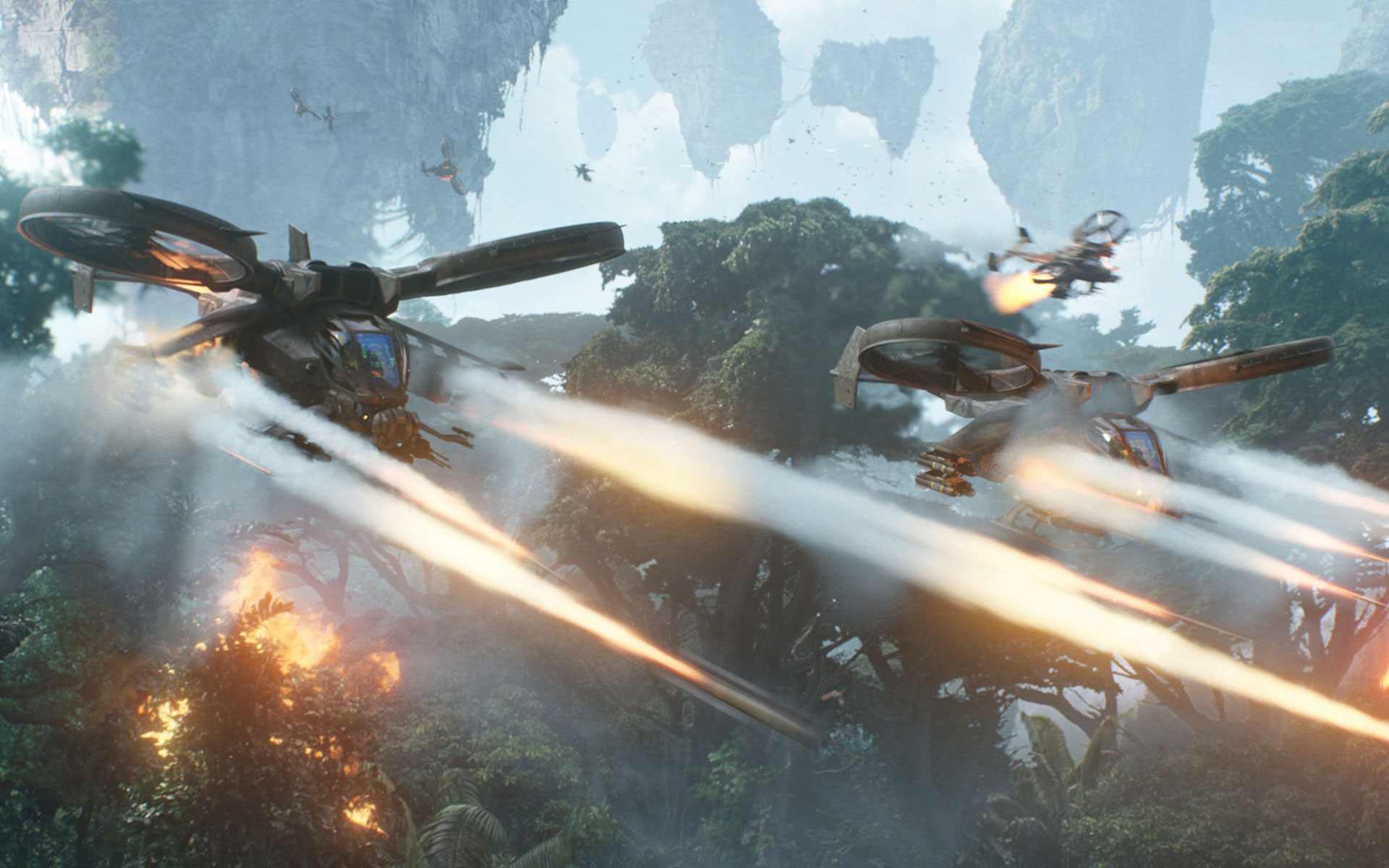 Human Vs Navi Battle Pandora Avatar - Avatar The Movie War - HD Wallpaper 