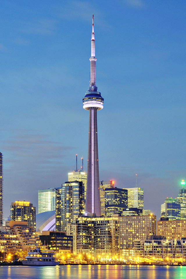 Cn Tower Wallpaper Iphone - HD Wallpaper 