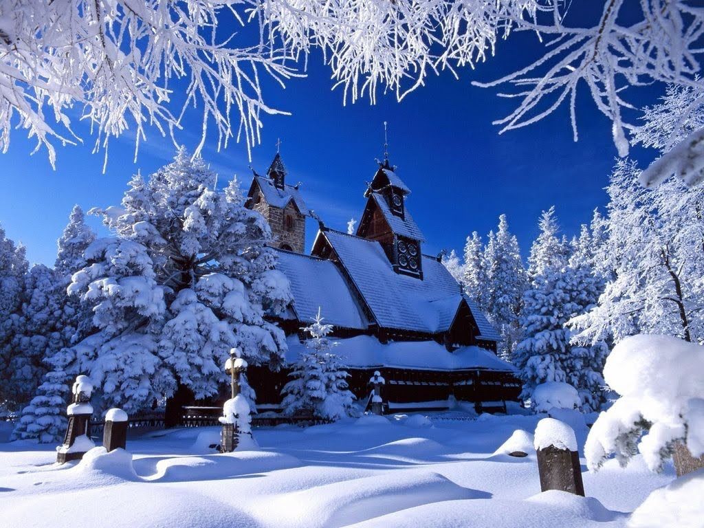 Winter Nature Wallpapers For Desktop - HD Wallpaper 