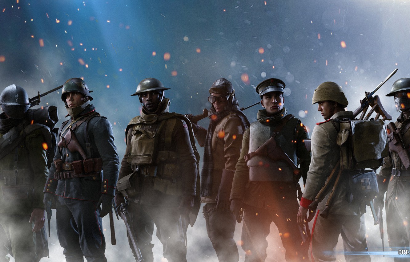 Photo Wallpaper Wallpaper, Battlefield, Red, Soldiers, - Fondos De Pantalla De Battlefield 1 - HD Wallpaper 